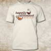 happily caffeinated coffee t-shirt