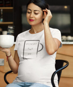 Monday Size Me T-shirt for Coffee Lover