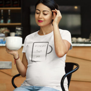 Monday Size Me T-shirt for Coffee Lover