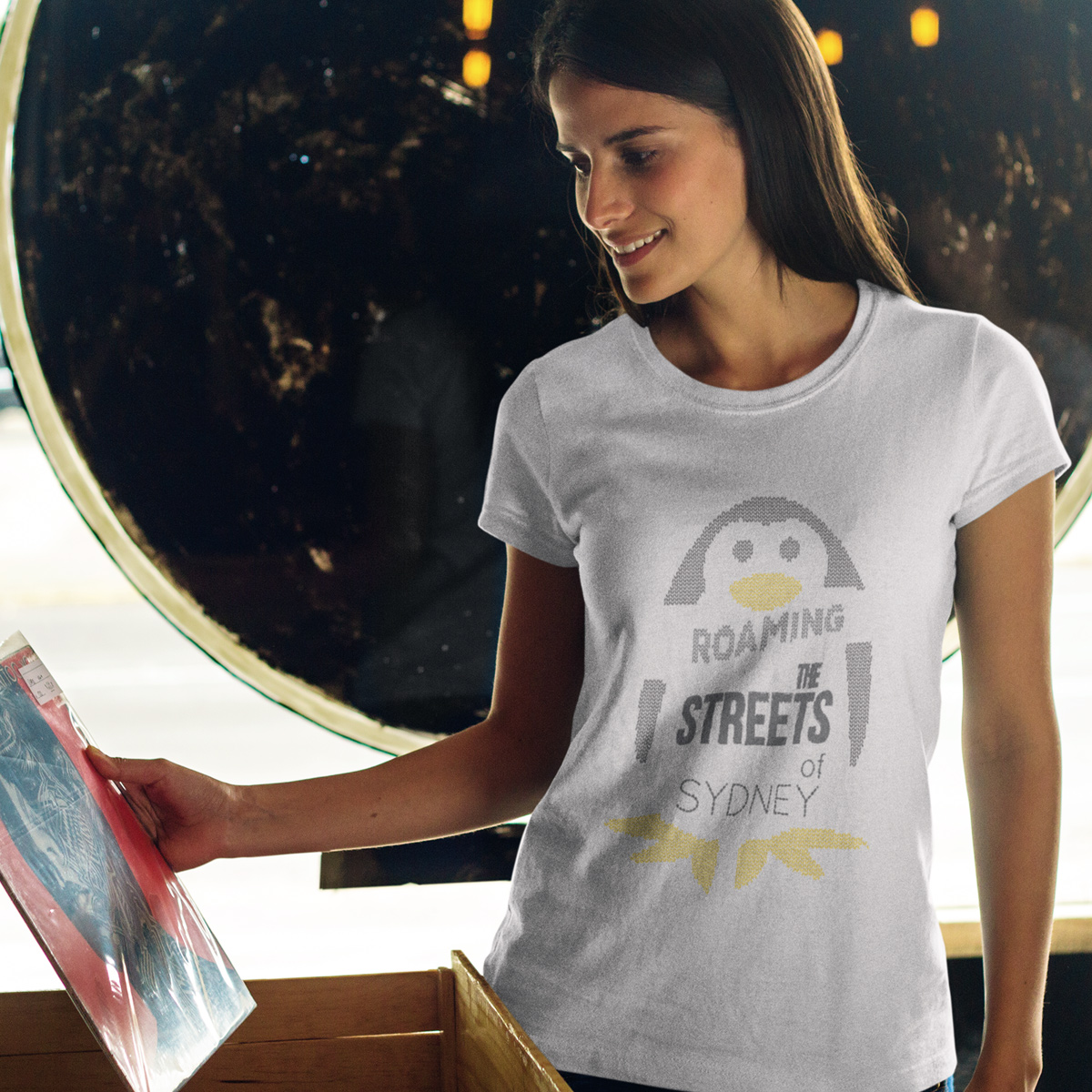 Penguin Roaming in Sydney T-Shirt