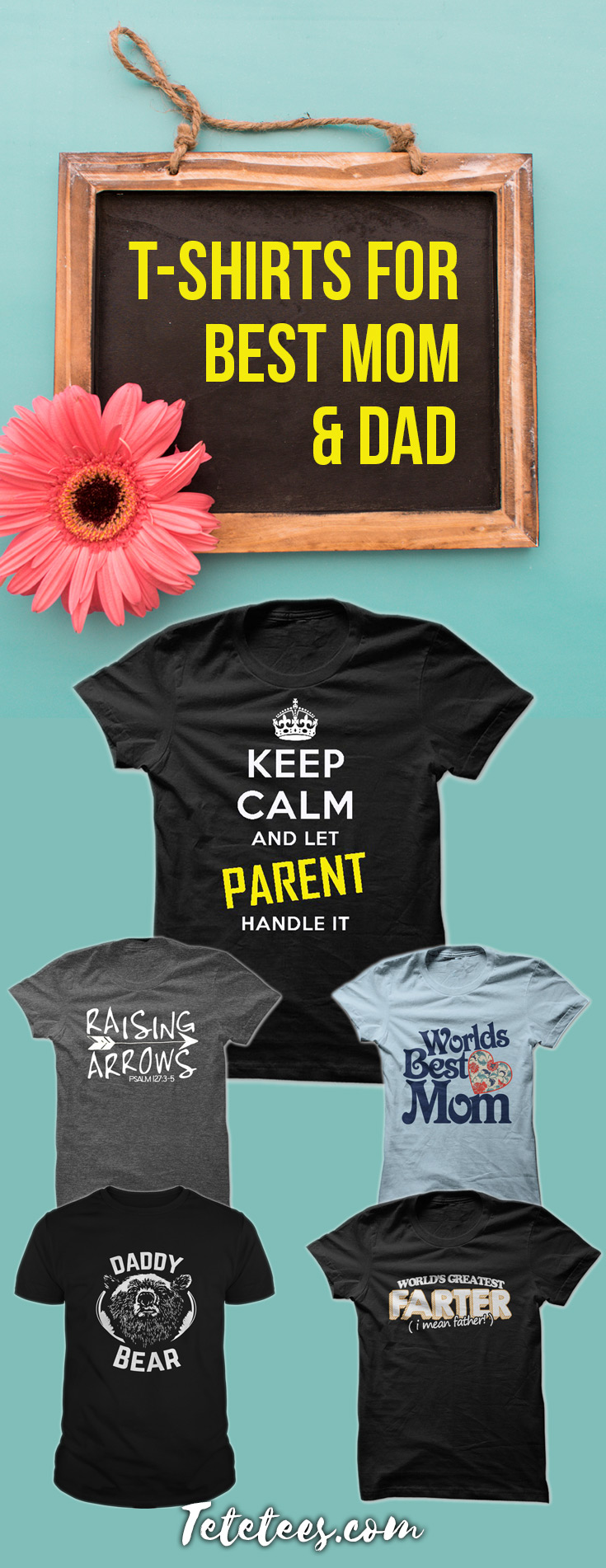 T-Shirts for Best Mom & Dad