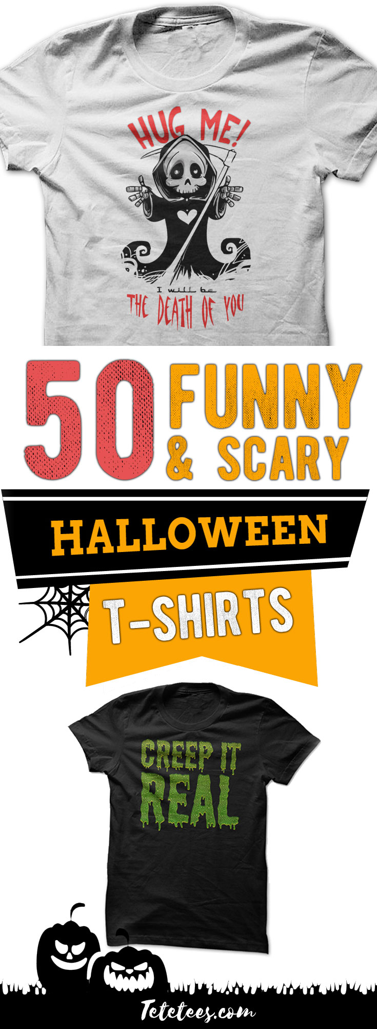 50 Funny & Scary Halloween T-Shirts