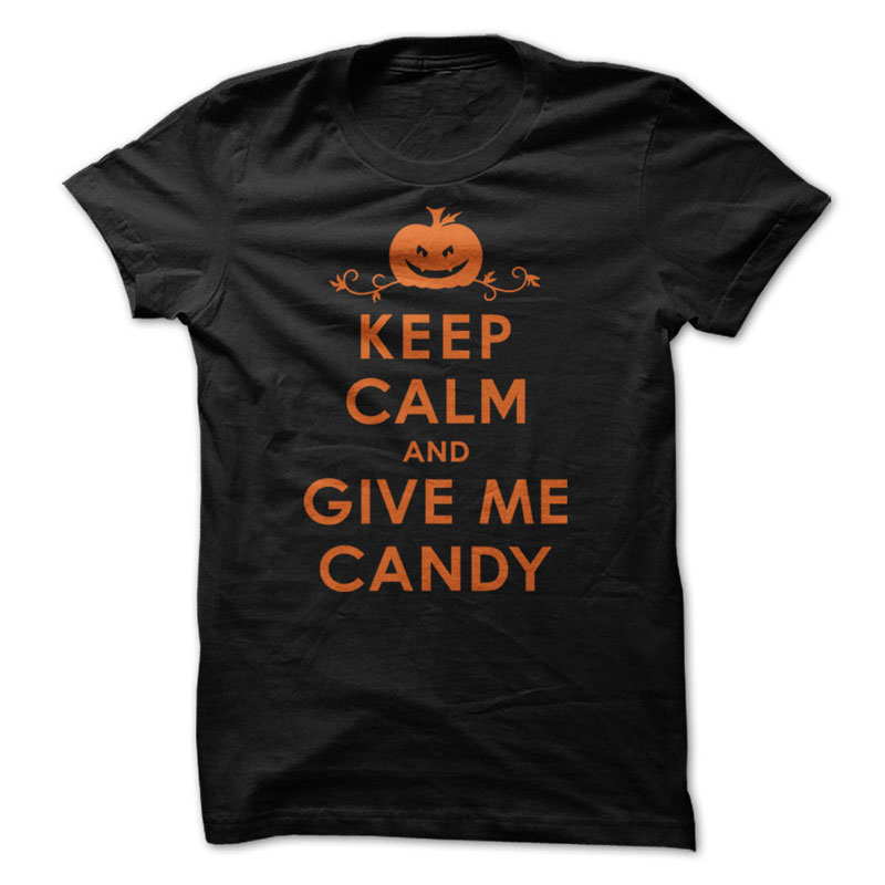 Keep Calm and Give Me Candy Tee