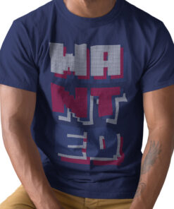 Wanted Men's Ugly Christmas Sweater Style T-Shirt