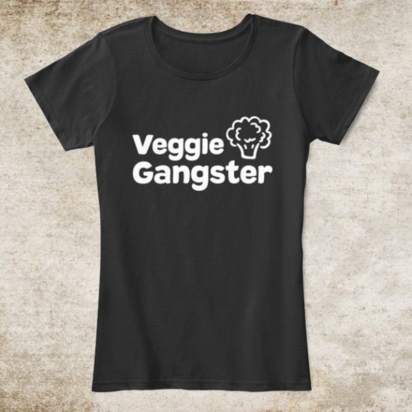 Veggie Gangster : Vegan / Vegetarian T-Shirt
