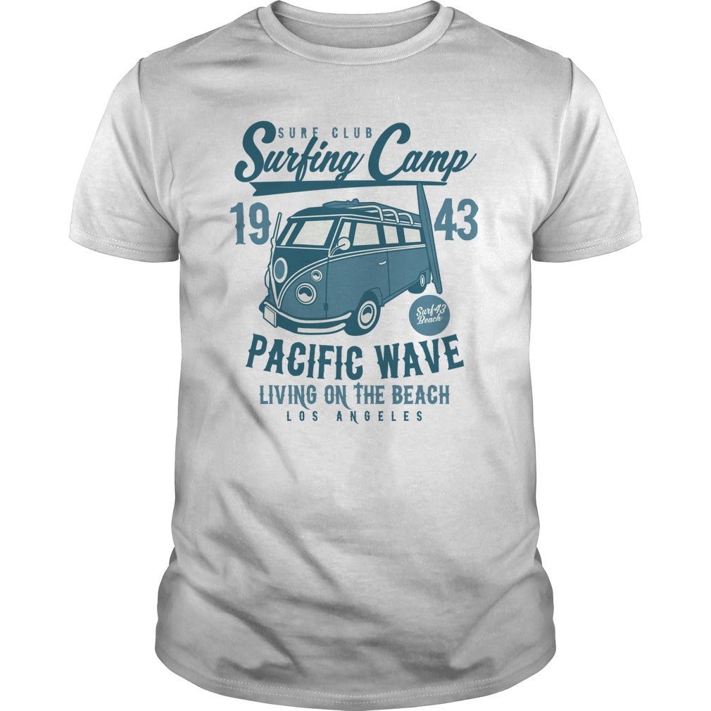 Los Angeles Beach Surfing Camp Tee