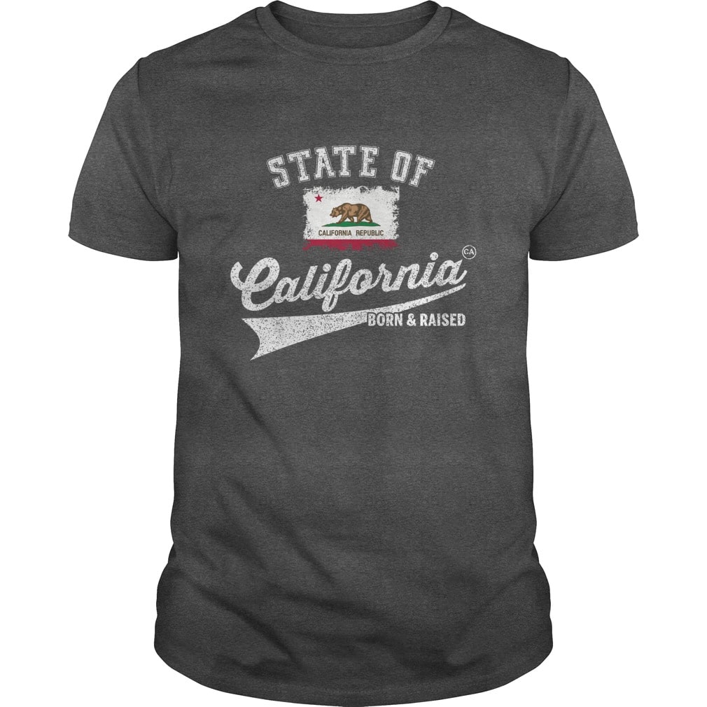 State of California: Born & Raised T-Shirt