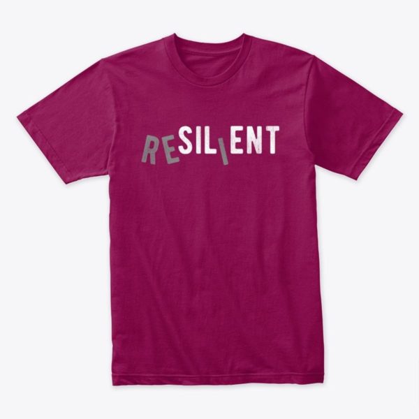 Silent Resilient T-Shirt to Promote Mindfulness & Spirituality for women and men.